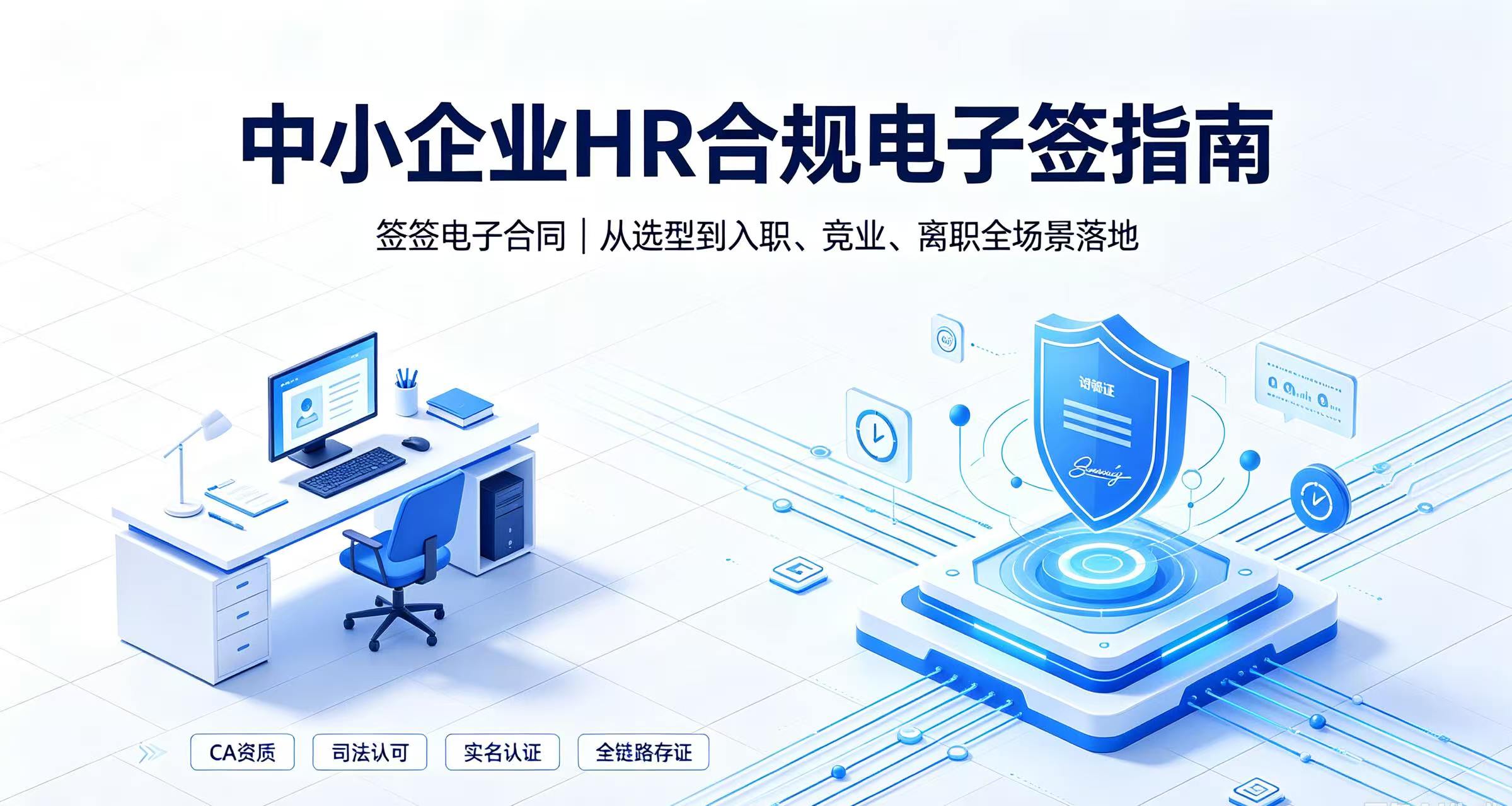 中小企业HR电子签实操指南:电子合同合规选型与落地用法